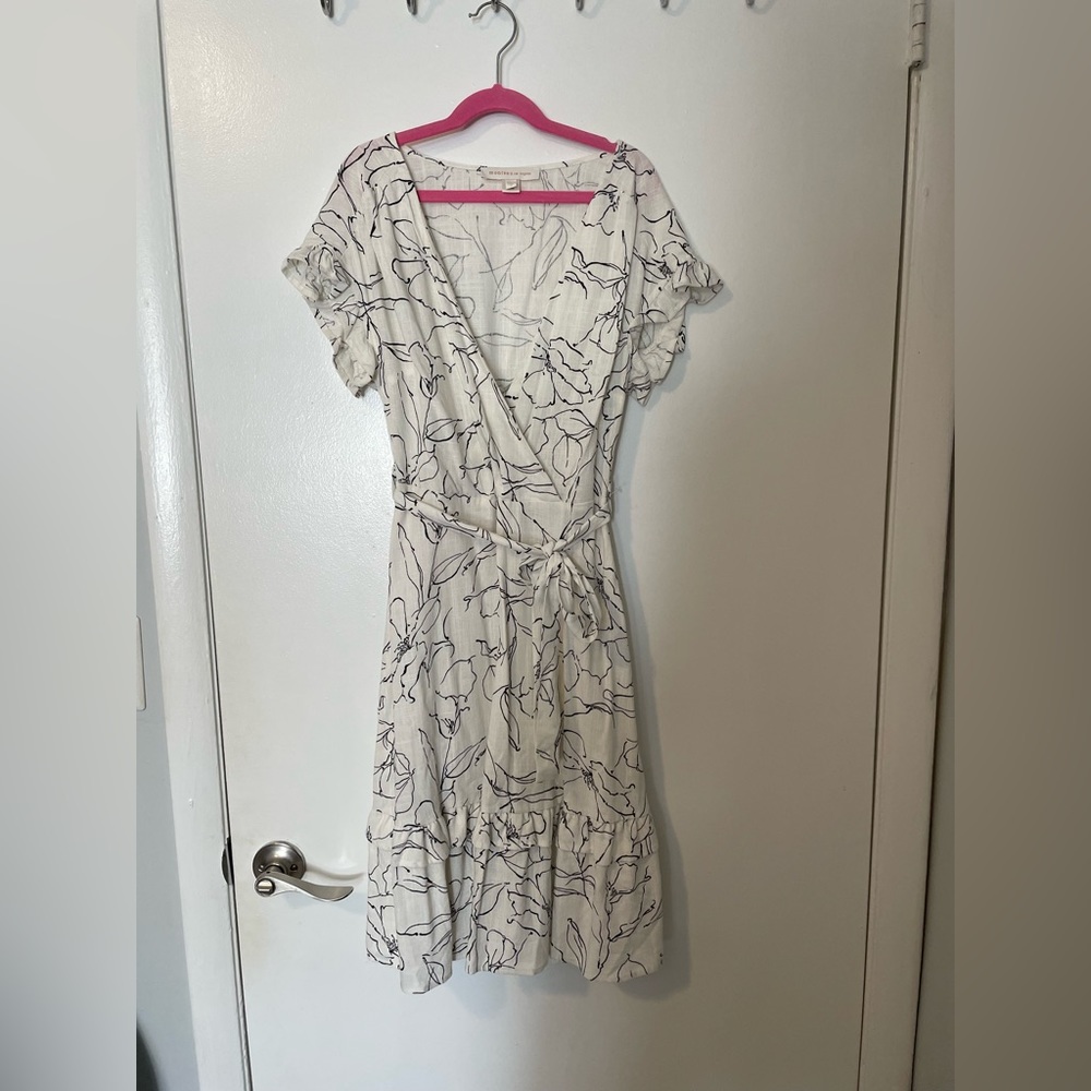 White Wrap Dress